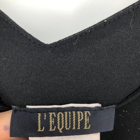 Vintage L’Equipe made in Canada black glitter camisole - Picture 4 of 13